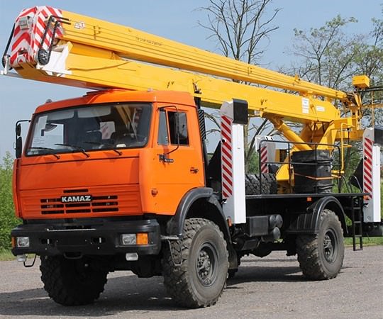 Аренда автовышки в Ревде и  Свердловской области